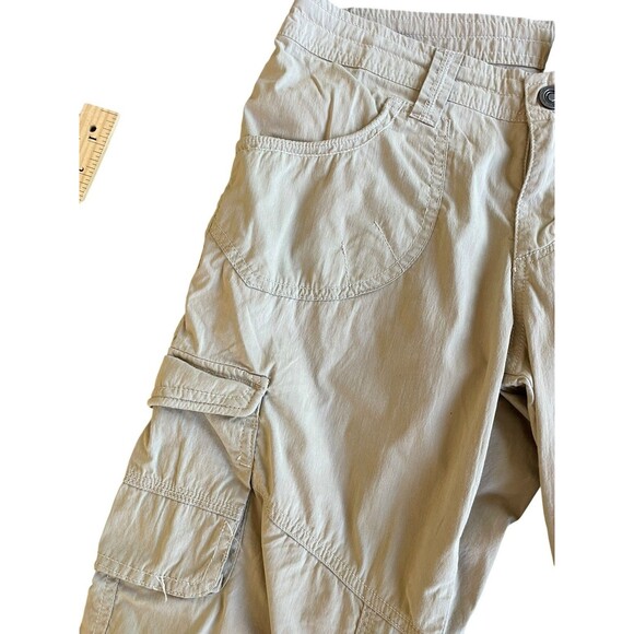 Kuhl Kontra Shorts Womens Khaki Size 6 Capri‎ Cargo Stretch Hiking Roll Up Hem - Picture 4 of 14